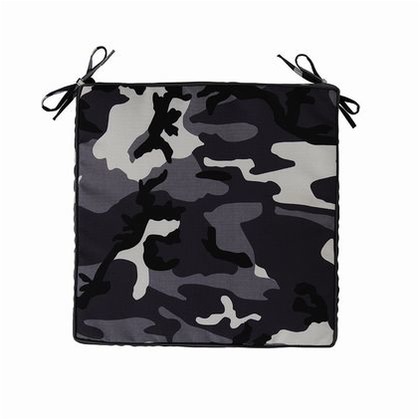 SEAT CUSHION BLACKARMY　シートクッション　ブラックアーミー W400 x D400 x H30mm 635665 1