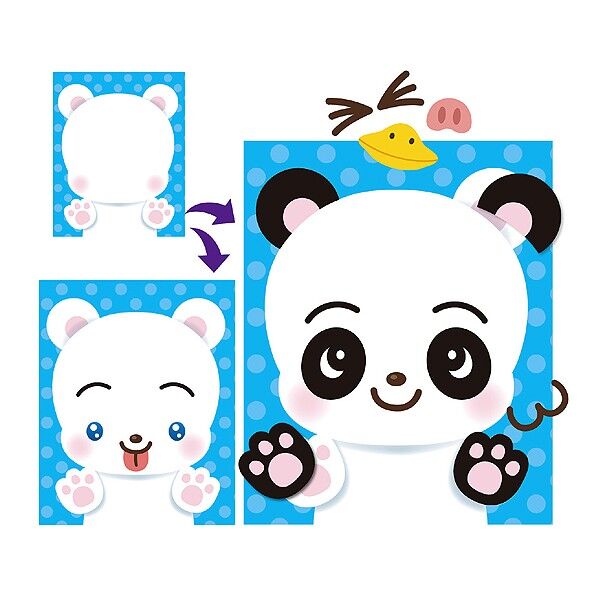 どうぶつフクワライ　ぱんだ