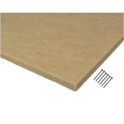 吸音カラー硬質フェルトボード1820×910×9(ベージュ) . . KQFT9118-6 1枚