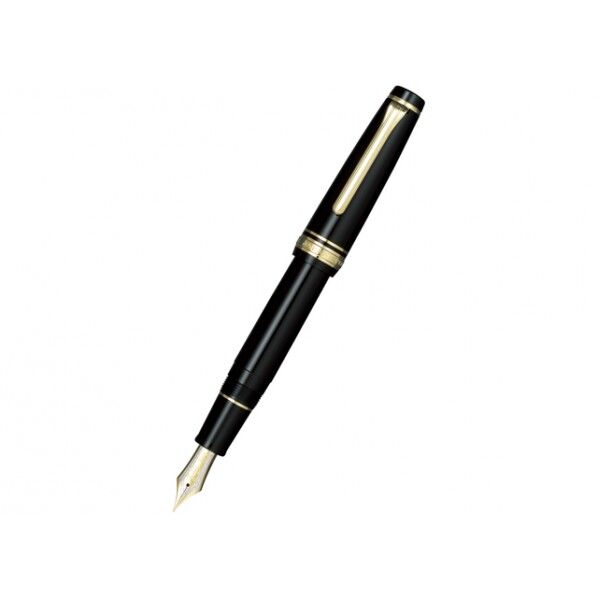 プロフェッショナルギア 金 万年筆 極細 ブラック φ18×129mm #11-2036-120 1個