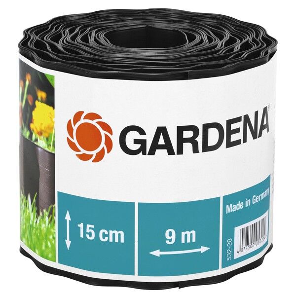 GARDENA(ガルデナ/ガルディナ) 花壇エッジング フェンス ブラウン 15cm ブラウン 00532-20 1点