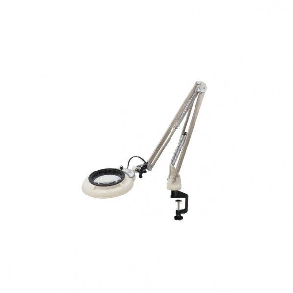 フルスペクトルLED照明拡大鏡 フリーアーム式 クランプ取り付け式 レンズ無し ENVL6K-F 1台