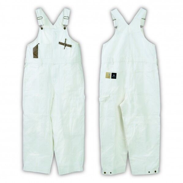 【共に生きる服】AGRADE×くめまり サロペット M オフホワイト AK1000-001 1枚