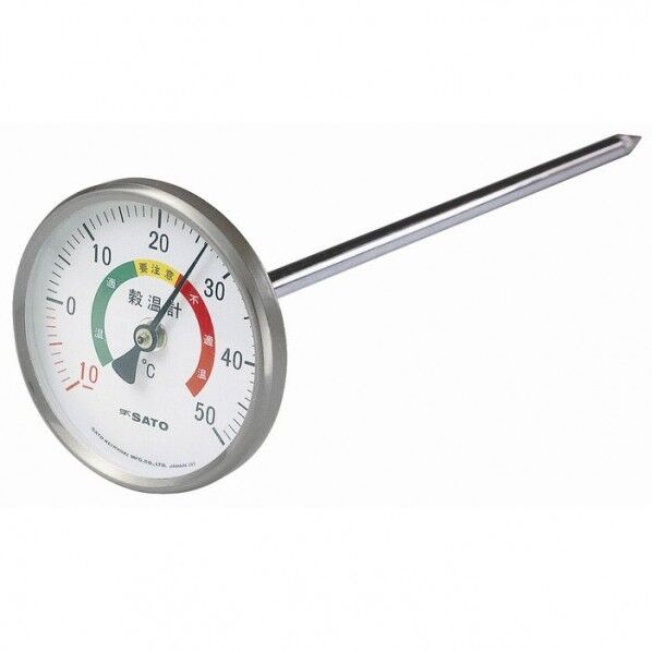 バイメタル穀温計