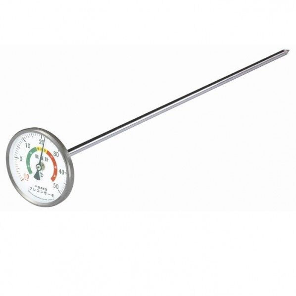 バイメタル式温度計