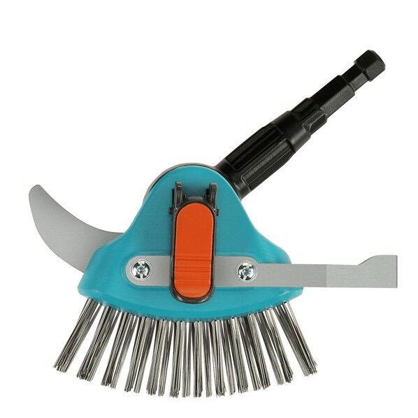 GARDENA(ガルデナ/ガルディナ) コンビシステム 3in1 パティオ 掃除用ブラシ付き草取り ターコイズブルー 03608-20 1点...