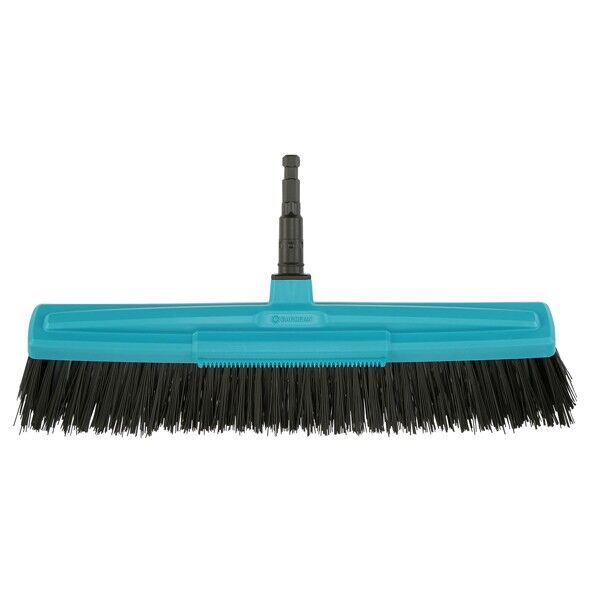 ほうき 木製竿付きセット 45cm幅 ターコイズブルー 03622-30 1点
