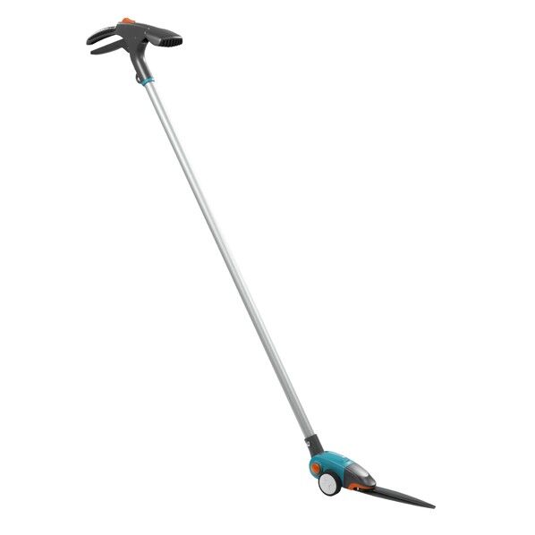 芝生ばさみ ロングハンドル 直立作業用 ターコイズブルー/黒/シルバー 12100-20 1点