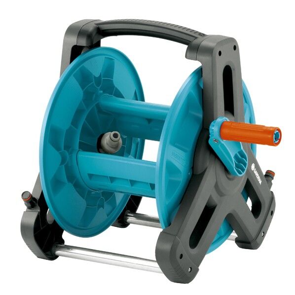 ホースリール本体 最長ホース50m用 ターコイズブルー/黒 08007-20 1点