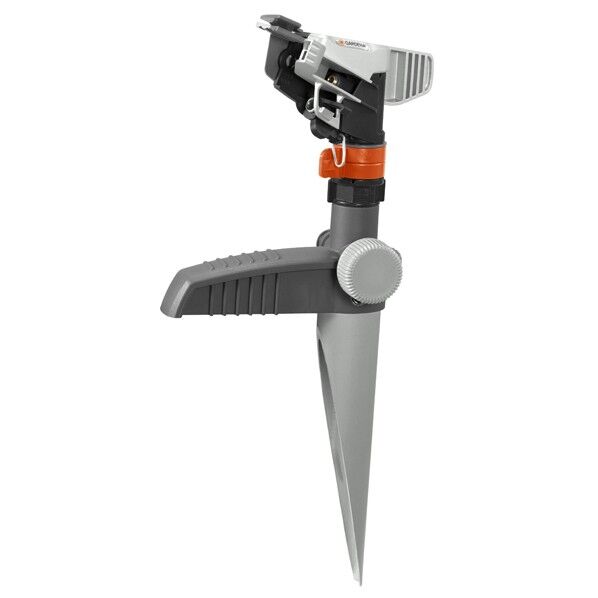 GARDENA(ガルデナ/ガルディナ) 回転式パルススプリンクラー 金属製スパイク固定式 プレミアム グレー 08136-20 1点...