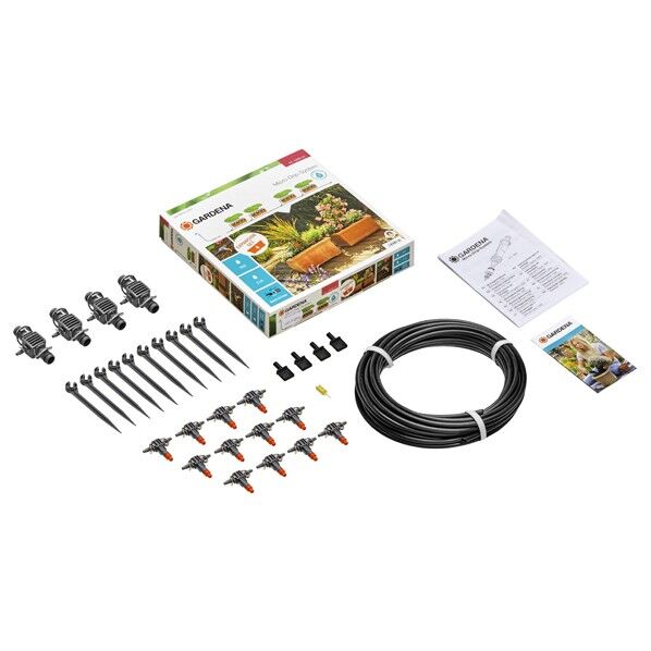 マイクロドリップ散水システム プランター4台分拡張セット グレー 13006-20 1点