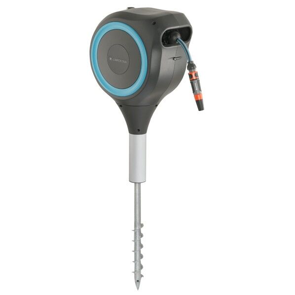 スパイク式 自動巻取りホースボックス RollUp S 15m ブルー 18604-20 1点