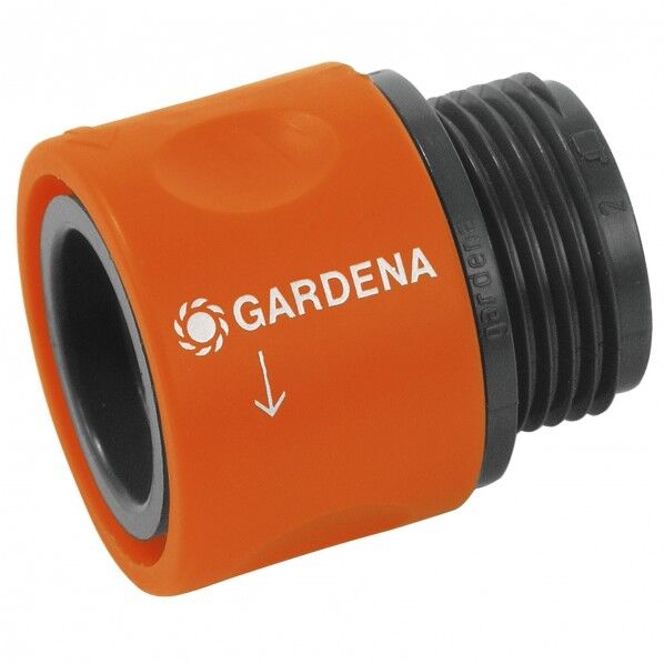 水栓連結コネクター ネジ式およびニップル 26.5 mm (G3/4) グレー 02917-20 1点