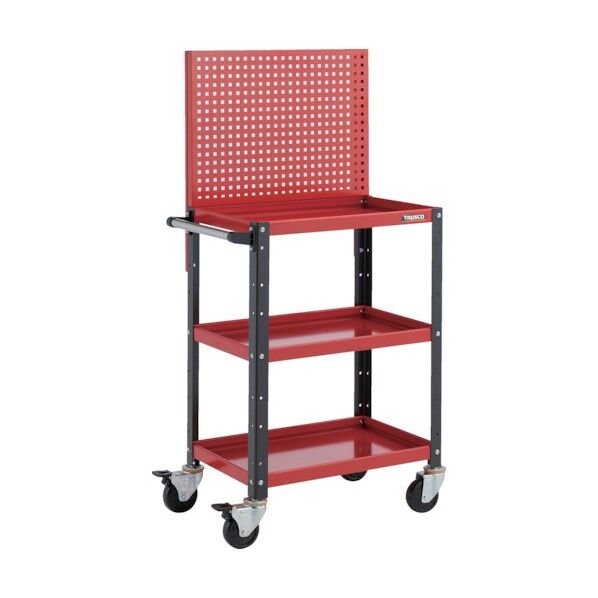 バーディワゴン 上部パンチングパネル付 600X400X1330 レッド/ブラック BDW-P963-RBK 1点