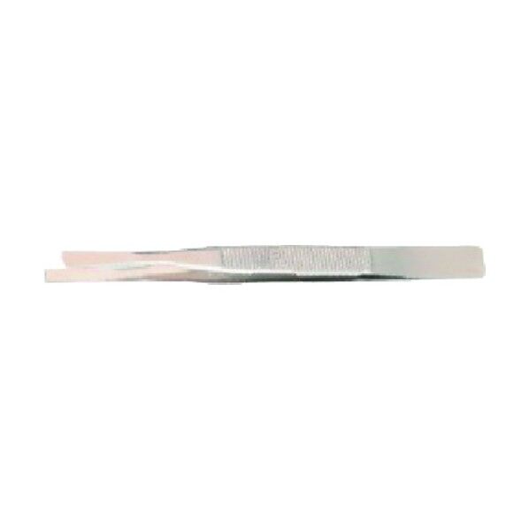 東京硝子器械 ピンセット 平型 SUS430 125mm 419-25-25-32 1点