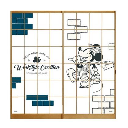 ミッキー障子紙【ワーク】 91cm×182cm 2枚組