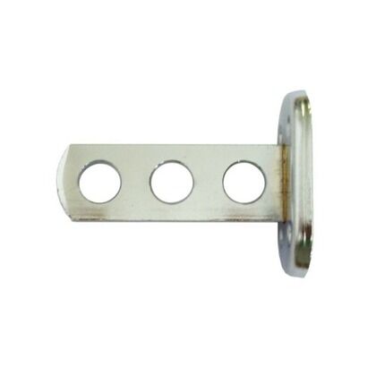 HANG H-212 シルバー(クロームめっき) A:32.5 B:60.5 C:25 D:73.5 E:6.5 F:8.5 穴数:3個 穴径:4Φ(mm) MG-398 1