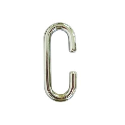 HANG H-243 シルバー(クロームめっき) A:60 B:30 C:45 D:14 E:14 太さ:8Φ(mm) MG-374 1