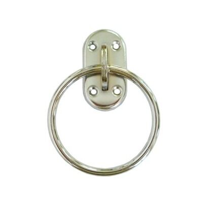 HANG H-275 シルバー(クロームめっき) A:158 B:146 C:34 D:190 太さ:6Φ 穴径:4Φ(mm) MG-348 1