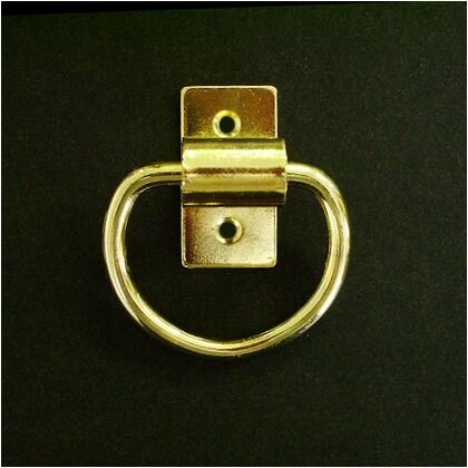 HANG H-451 ゴールド(真鍮めっき) A:60 B:50 C:50 D:40 E:28 F:70 太さ:6φ 穴径:5Φ(mm) MG-446 1