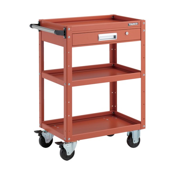 イーグルワゴン 600X400XH880 引出付 オレンジ EGW-963V-OROR 1点