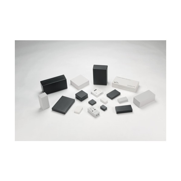 ビス止め難燃性プラケース W85.5×H35.5×D170 オフホワイト TWN9-4-17W 1点