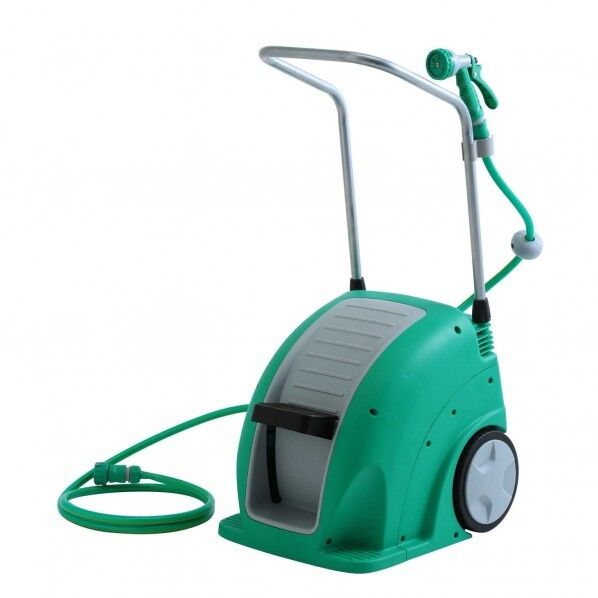 フットステップホースリール 本体外寸使用時約縦47×横39×高さ87cm F9117 1セット