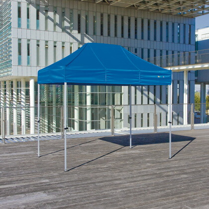 かんたんてんと３(スチール&アルミ複合フレーム) 水色（オプション色） 1.8m×2.7m KA／1.5W 1