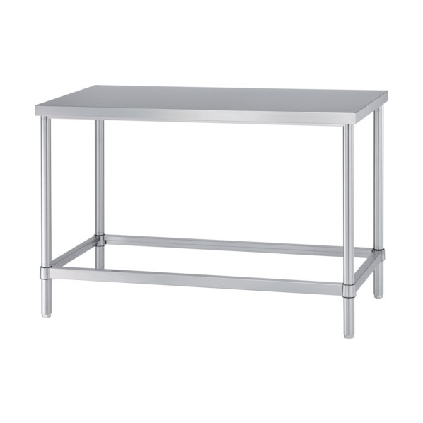 ステンレス作業台四方枠 間口1500×奥行900×高さ800 WZ-15090 1点