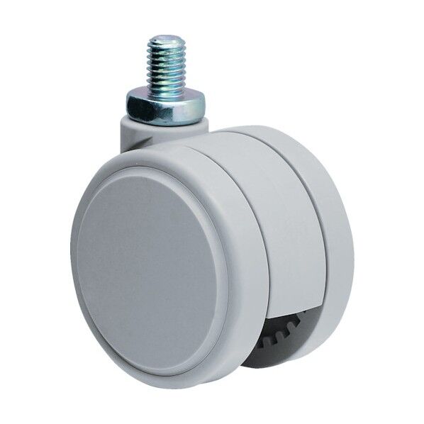 デザインキャスター ライトグレー60径 許容荷重80kgf TF60N12L-14 1点