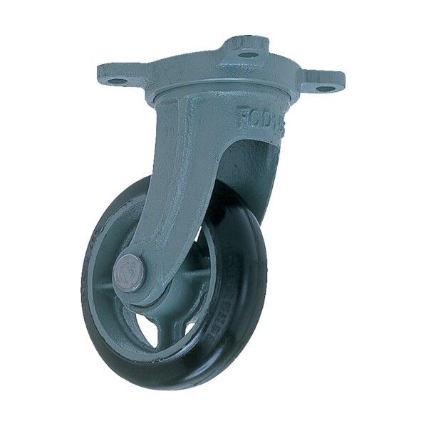 鋳物中荷重用ゴム車輪自在車付ベアリング入 75φ SB-G75 1点