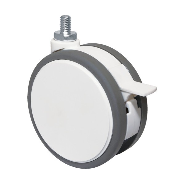 デザインキャスター ホワイト100径 FW100N8WSL-14 1点