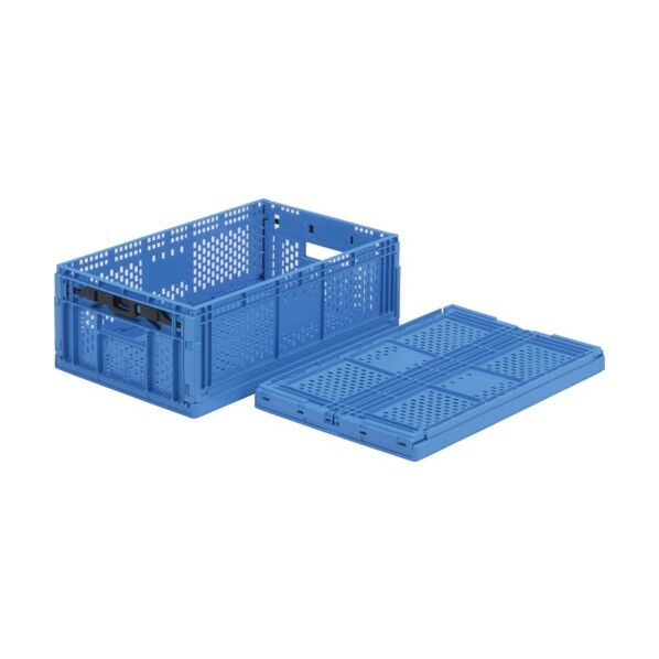 折りたたみコンテナー 555710 オリコンEP28AーB青 SKO-EP28A-B-BL 1点