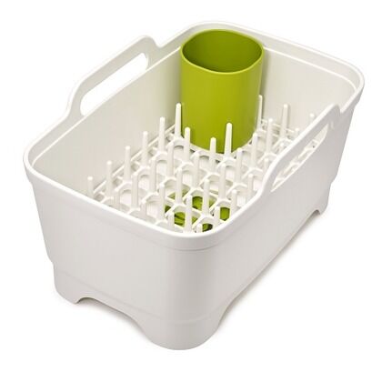 ウォッシュ&ドレイン プラス ホワイト・グリーン 幅37.5×奥行24.5×高さ20㎝ 85101 1