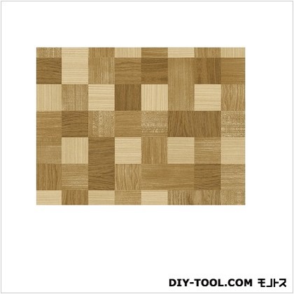 貼ってはがせるテーブルデコレーション モザイクウッド