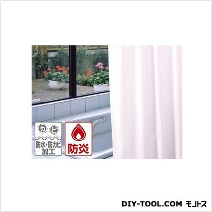 防炎バスカーテン ライトピンク 130cm幅X130cm丈 NVS-400 1