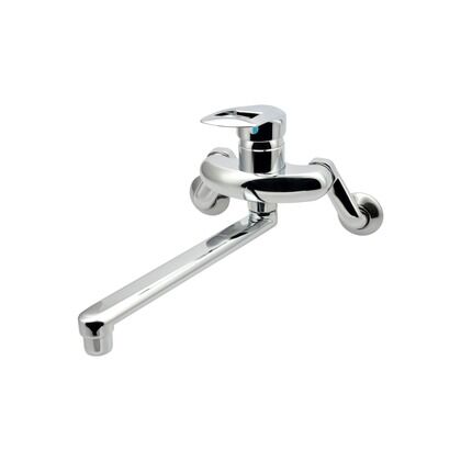 赤札見つけ シングルレバー混合栓 キッチン用 (壁付 パイプ220ミリ)