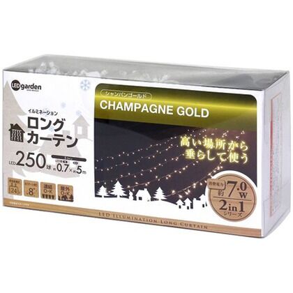 イルミネーション ロングカーテン