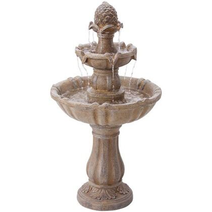 ソーラーパティオファウンテン 幅440×奥行440×高さ830mm STF-R03 1