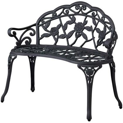 ローズガーデンベンチ 青銅色 幅1000×奥行535×高さ795mm TGF-13-01GS 1