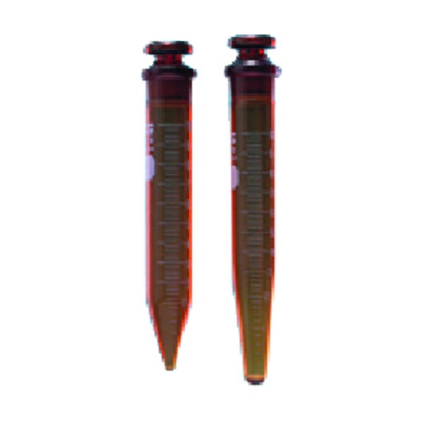 共通沈澱管15mL茶 105H 121-04-53-33 10本