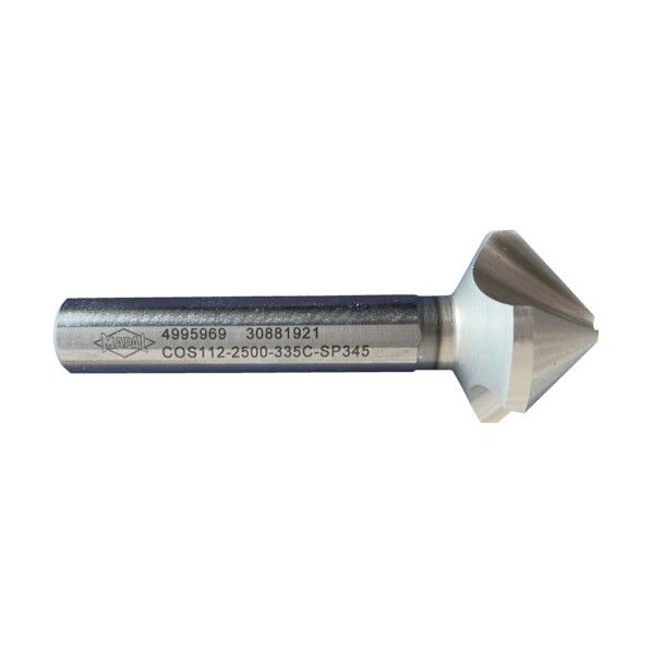 マパール マパール MEGA-Countersink(COS112) 不等分割 3枚刃 60° フラット付きシャンク COS112-1000-334C-SP348 1点