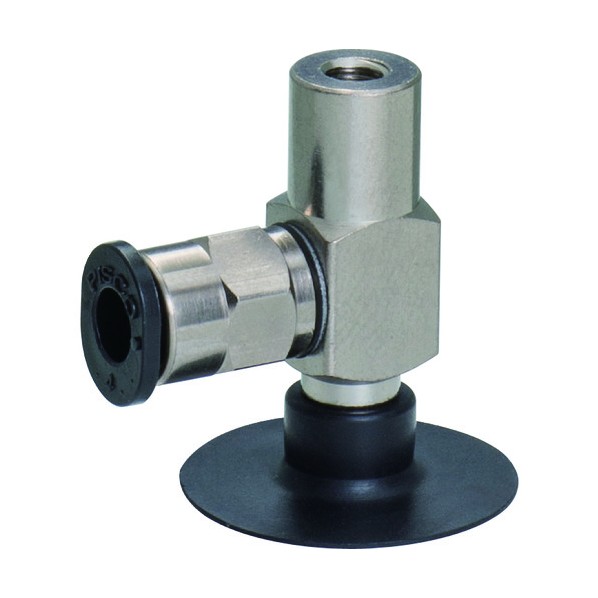 真空パッド 薄物用タイプ パッド外径:10mm ニトリルゴム 固定式 真空取出口:横 VPB10PN4J 1点