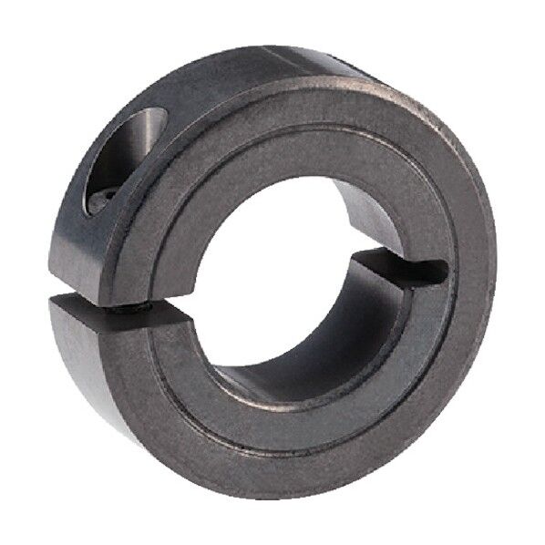 セットカラー スリット型 スチール、黒 25069.0006 1点