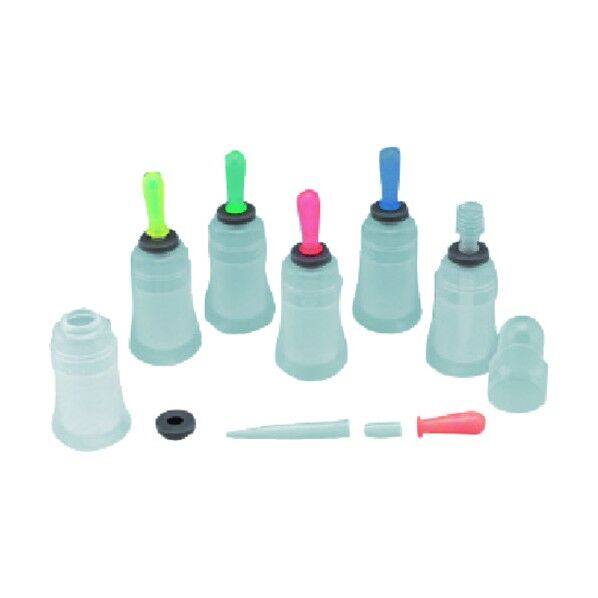 ポリ滴びん ゴム帽付 ブルー 161-22-23-17 1点