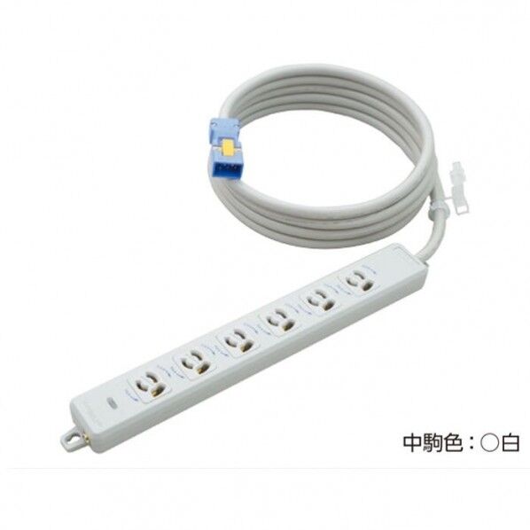 横形OA用抜け止め接地タップ6コ口 ランプ、マグネット付 VCT5mハーネスプラグ付 MR7906NT5 1個