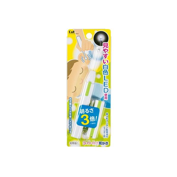 貝印 ライト付き耳かき 白 #000KQ0291 1個...