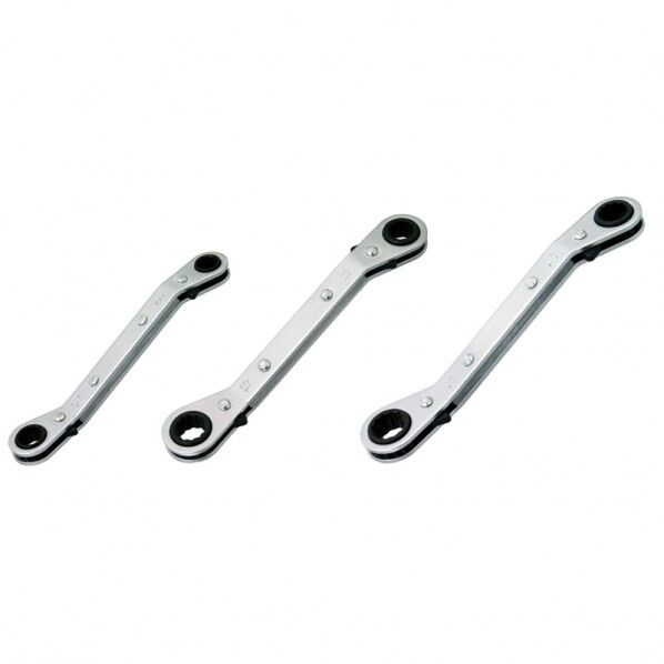 板ラチェットレンチ オフセットタイプ 3pc