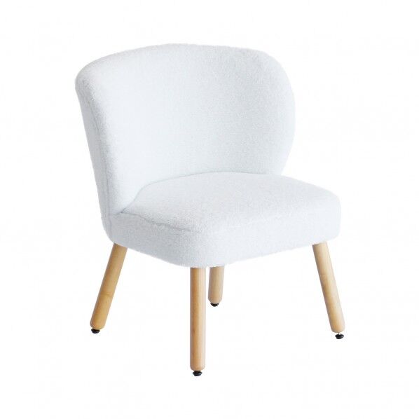 Boa Lounge Chair -alph- WH W610×D580×H700 SH400(mm) CH-3625WH 1台