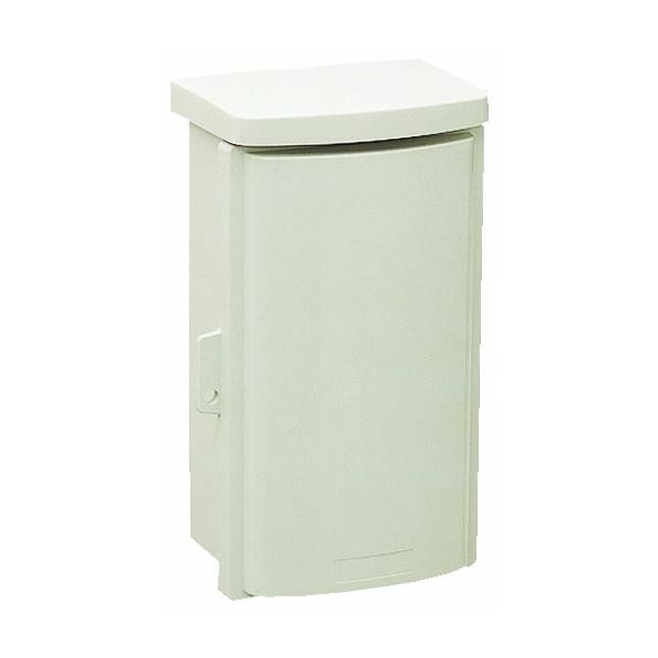 ウオルボックスR(プラスチック製防雨スイッチボックス)屋根一体型〈タテ型〉 WB-1DM 1点